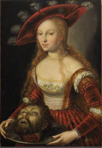 unknow artist Salome mit dem Haupt Johannes des Taufers oil painting image